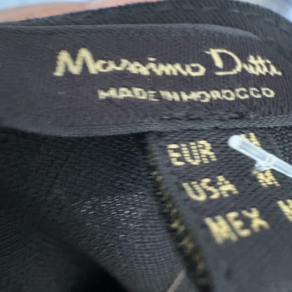 NWT Massimo Dutti Black Long-Sleeve Maxi Dress with Button Detailing. - Picture 12 of 12